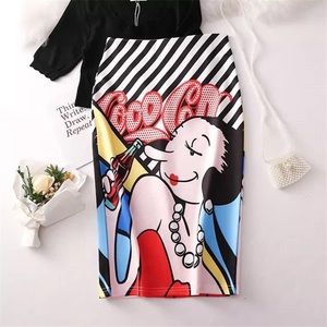 Pencil cartoon Skirt